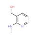 [2-(Methylamino)pyridin-3-yl]methanol (CAS 32399-12-5) - chemical structure image