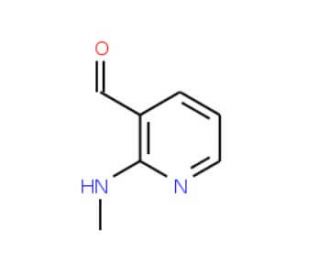 2-Methylamino-pyridine-3-carbaldehyde (CAS 32399-08-9) - chemical structure image
