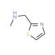 2-Methylaminomethylthiazole (CAS 144163-68-8) - chemical structure image