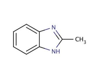 2-Methylbenzimidazole (CAS 615-15-6) - chemical structure image