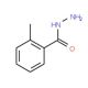 2-Methylbenzohydrazide, o-Toluic hydrazide (CAS 7658-80-2) - chemical structure image