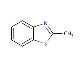 2-Methylbenzothiazole (CAS 120-75-2) - chemical structure image