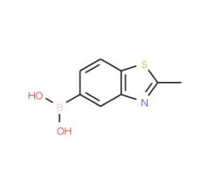 2-Methylbenzothiazole-5-boronic acid (CAS 590417-67-7) - chemical structure image