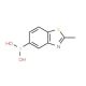 2-Methylbenzothiazole-5-boronic acid (CAS 590417-67-7) - chemical structure image