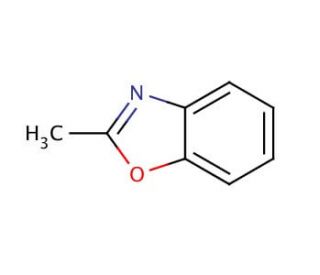 2-Methylbenzoxazole (CAS 95-21-6) - chemical structure image
