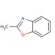 2-Methylbenzoxazole (CAS 95-21-6) - chemical structure image