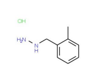 (2-methylbenzyl)hydrazine hydrochloride (CAS 51859-94-0 (non-salt)) - chemical structure image
