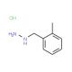 (2-methylbenzyl)hydrazine hydrochloride (CAS 51859-94-0 (non-salt)) - chemical structure image