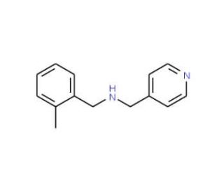 (2-Methylbenzyl)(pyridin-4-ylmethyl)amine (CAS 880809-54-1) - chemical structure image