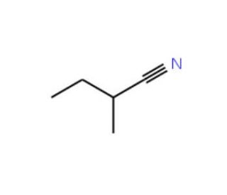2-Methylbutyronitrile (CAS 18936-17-9) - chemical structure image