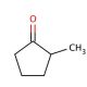 2-Methylcyclopentanone (CAS 1120-72-5) - chemical structure image
