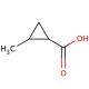 2-Methylcyclopropanecarboxylic acid (CAS 29555-02-0) - chemical structure image