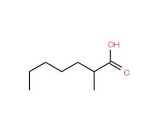 2-Methylheptanoic acid (CAS 1188-02-9) - chemical structure image