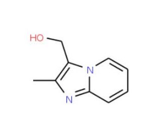 (2-Methylimidazo[1,2-a]pyridin-3-yl)methanol (CAS 30489-44-2) - chemical structure image