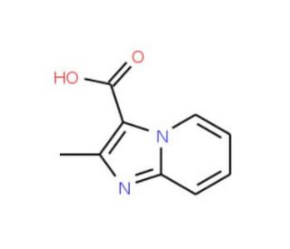 2-Methylimidazo[1,2-a]pyridine-3-carboxylic acid (CAS 21801-79-6) - chemical structure image