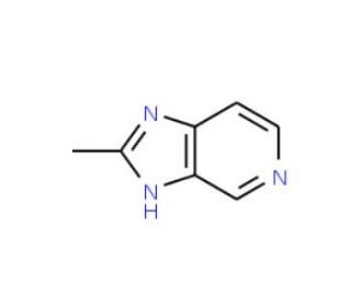 2-Methylimidazo[4,5-c]pyridine (CAS 63604-59-1) - chemical structure image