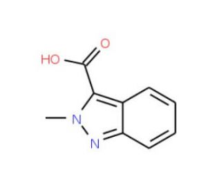 2-Methylindazole-3-carboxylic Acid (CAS 34252-44-3) - chemical structure image