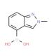 2-Methylindazole-4-boronic acid (CAS 1001907-56-7) - chemical structure image