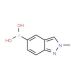 2-Methylindazole-5-boronic acid (CAS 952319-71-0) - chemical structure image