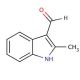 2-Methylindole-3-carboxaldehyde (CAS 5416-80-8) - chemical structure image