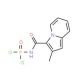 (2-methylindolizin-3-yl)carbonylphosphoramidic dichloride - chemical structure image
