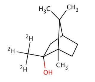(&minus;)-2-Methylisoborneol-d3 (CAS 135441-89-3) - chemical structure image