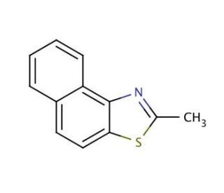 2-Methylnaphtho[1,2-d]thiazole (CAS 2682-45-3) - chemical structure image