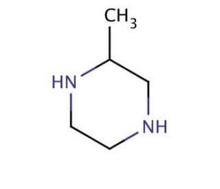 2-Methylpiperazine (CAS 109-07-9) - chemical structure image