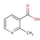 2-Methylpyridine-3-carboxylic acid 的分子结构, CAS编号: 3222-56-8 2-Methylpyridine-3-carboxylic acid (CAS 3222-56-8) - chemical structure image