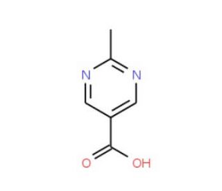 2-Methylpyrimidine-5-carboxylic acid (CAS 5194-32-1) - chemical structure image
