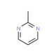 2-Methylpyrimidine (CAS 5053-43-0) - chemical structure image