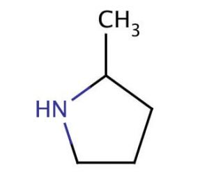 2-Methylpyrrolidine (CAS 765-38-8) - chemical structure image