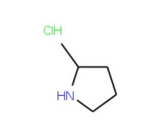 2-Methylpyrrolidine HCl (CAS 54677-53-1) - chemical structure image