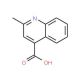 2-Methylquinoline-4-carboxylic acid (CAS 634-38-8) - chemical structure image