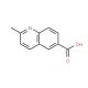 2-Methylquinoline-6-carboxylic acid (CAS 635-80-3) - chemical structure image