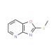 2-(Methylsulfanyl)[1,3]oxazolo[4,5-b]pyridine (CAS 169205-95-2) - chemical structure image