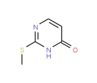 2-Methylsulfanyl-4-oxopyrimidine (CAS 5751-20-2) - chemical structure image