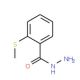 2-(Methylsulfanyl)benzenecarbohydrazide - chemical structure image