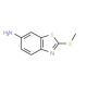 2-Methylsulfanyl-benzothiazol-6-ylamine (CAS 25706-29-0) - chemical structure image