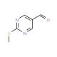 2-Methylsulfanyl-pyrimidine-5-carbaldehyde (CAS 90905-31-0) - chemical structure image