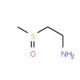 [2-(methylsulfinyl)ethyl]amine - chemical structure image