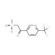 2-Methylsulfonyl-1-[6-(trifluoromethyl)-pyridin-3-yl]ethanone (CAS 386704-14-9) - chemical structure image