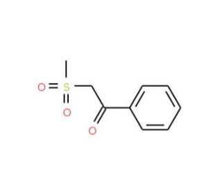 2-(methylsulfonyl)-1-phenylethanone (CAS 3708-04-1) - chemical structure image