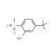 2-(Methylsulfonyl)-5-(trifluoromethyl)aniline (CAS 402-19-7) - chemical structure image