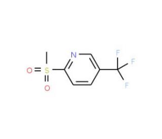 2-Methylsulfonyl-5-trifluoromethylpyridine (CAS 178204-50-7) - chemical structure image