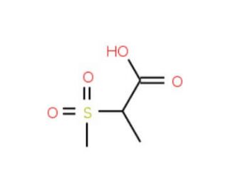 2-(methylsulfonyl)propanoic acid - chemical structure image