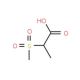 2-(methylsulfonyl)propanoic acid - chemical structure image