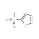 2-(Methylsulfonyl)thiophene (CAS 38695-60-2) - chemical structure image