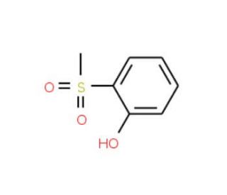 2-(Methylsulphonyl)phenol (CAS 27489-33-4) - chemical structure image
