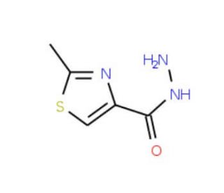 2-Methylthiazole-4-carboxylic acid hydrazide (CAS 101767-28-6) - chemical structure image